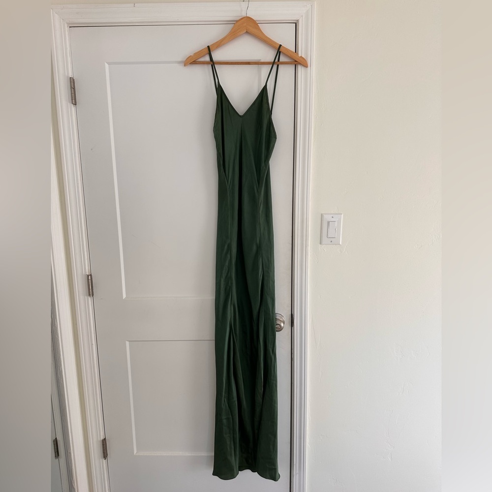 Awaveawake bias cut slip dress